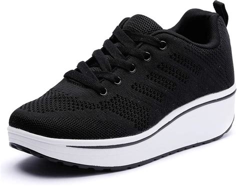 comfortable platform tennis shoes